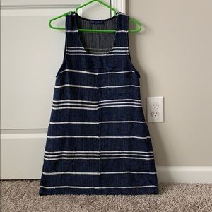 Alex + Alex Blue striped dress
